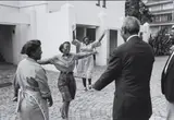 George Hallett, Mandela, First Encounter, gelatin silver print (hand-printed by the artist)