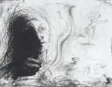 Deborah Bell, Diana, etching on paper