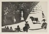Pablo Picasso, Suerte Llamada de Don Tancredo, from La Tauromachia, aquatint