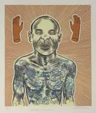 Conrad Botes, Secret Language 2, colour lithograph