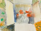 Glen Scouller, A Box of Chickens, Prince Albert (GS WR 165), watercolour