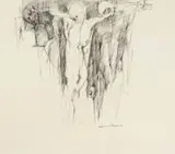 Caroline van der Merwe, Figural Drawing, ink on paper