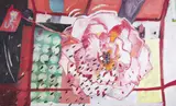 Dorothee Kreutzfeldt, Your Lucky Round, oil on canvas