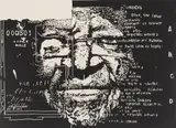 Betinho Mokwane, Voyage to Ubuntu XC, linocut on paper