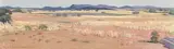 Suidwes Landskap, Warmbad by Piet van Heerden, oil on board, sold Apr 2022