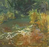 Philip Erskine, Stream, acrylic on board