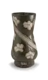 A Vase, painted with flowerheads and ribbons by Hylton Nel, glazed earthenware, sold Apr 2022