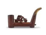 Julius Mfethe, Pipe with Baboon on a Motorcycle