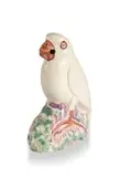 Chinese Hawk Figurine by Hylton Nel, hand painted and glazed earthenware, sold Apr 2022