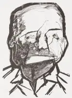 Paul Stopforth, The General, lithograph on paper