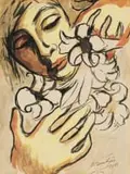 Johannes Meintjes, Woman with St Joseph's Lilies