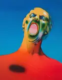 Norman Catherine, Self Portrait, hand separated offset lithograph on paper