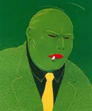 Norman Catherine, Cactus Man, hand-separated offset lithograph on paper