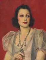 John Henry Amshewitz, Bebe Daniels in 'Rio Rita', oil on canvas