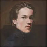 Jaco Benade, Portrait of a Man, oil on board