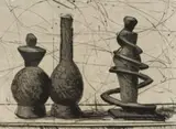 William Kentridge, Lexicon (Apothecary), chine collé and etching on paper