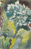 Leonora Everard-Haden, From the Garden at Bonnefoi, watercolour on paper