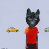 Diana Hyslop, The Protector, acrylic on paper