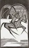 Cecil Skotnes, British Traders Settle, no. 33, woodcut on paper