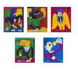 Fantasy Figures, five by Norman Catherine, giclée print on paper, offered Mar 2022