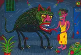 Consultation by Norman Catherine, 10-colour screenprint on paper, sold Mar 2022