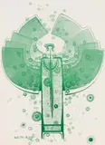 Bettie Cilliers-Barnard, Abstract Composition 8, from Symbols portfolio