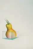 Norman Catherine, Still Life, airbrush on paper