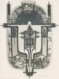 Bettie Cilliers-Barnard, Abstract Composition 2, from Symbols portfolio