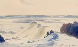 Jacobus Hendrik Pierneef, Landscape in Blue