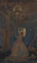 The Magic Forest by William Timlin, watercolour on artist's board, offered Mar 2022