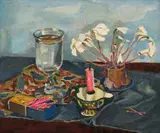 Maud Sumner, Les Allumettes (The Matches), oil on canvas