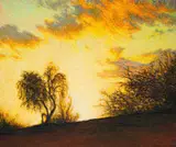 Walter Meyer, Sunset Landscape