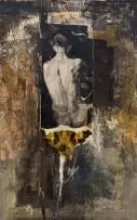 Nicola Samorì, Revenant III, mixed media with oil on canvas