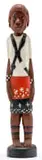 Johannes Maswanganyi, Sangoma, carved and painted wood