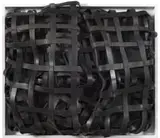 Patrick Bongoy, Untitled II, recycled rubber inner tube on board