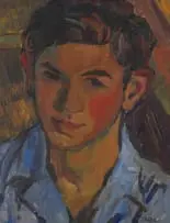 Frank Spears, Christopher, oil on board