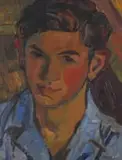Frank Spears, Christopher, oil on board