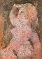 Meyer Uranovsky, Nude, oil on canvas