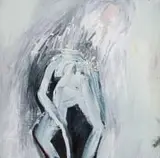 Trude Gunther, Upstream, oil on canvas laid on board