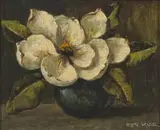 Otto Klar, Magnolia in a Blue Vase