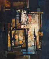 Night Still Life by Wim Blom, oil on board, offered Nov 2021