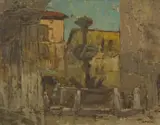 Frank Spears, Assisi, oil on board