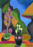 Kobie Venter, Window View with Kanniedood, acrylic on paper