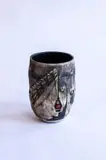 Andile Dyalvane, Views, Views from the Studio Series, glazed stoneware clay with handpainted underglaze