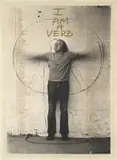 Kevin Atkinson, I Am A Verb, screenprint on paper