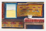 Sam Nhlengethwa, The Blue Frame