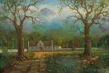 Gabriel de Jongh, Landscape with Cape Dutch Homestead