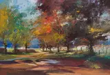 Derric Van Rensburg, Landscape with Autumn Trees