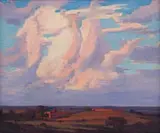 Wolke by Jacobus Hendrik Pierneef, oil on canvas, sold May 2022