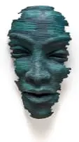 Anton Smit, Faith, resin with a green patina